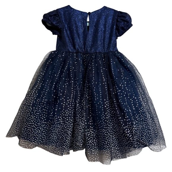 Blueberi Boulevard Navy and Silver Formal Dress - Picture 6 of 7